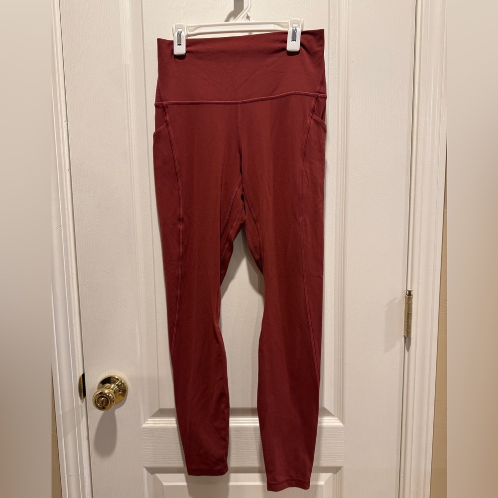 Lululemon Athletica burgundy Leggings